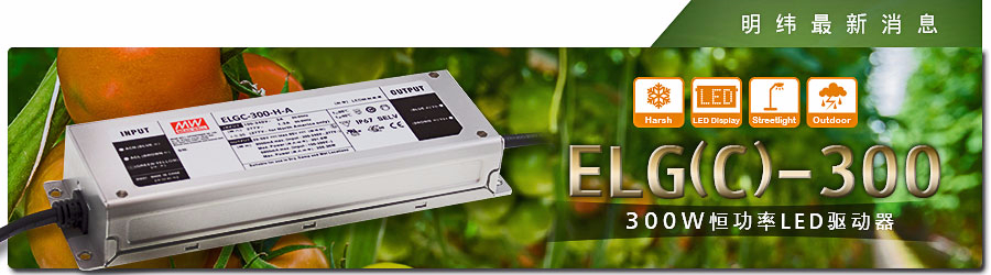 ELG(C)- 300W系列恒功率LED驱动器